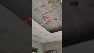 Bedroom ceiling design not completed 🥺🥺🥺viralvideo [upl. by Gnes]