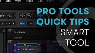 Pro Tools Quick Tips Smart Tool [upl. by Iarised395]