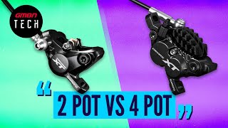 2 Pot VS 4 Pot Brakes  Which Should I Choose  Ask GMBN Tech 276 [upl. by Ainesy]