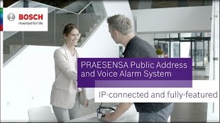 Bosch Security – Introducing PRAESENSA Public Address and Voice Alarm System [upl. by Ytissahc]