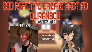 BSD REACT TO DAZAI AS GLRANBOO SET 05 SPEED  BSD x Genloss  GCRV  WIP READ DESC  Daxia [upl. by Iam504]