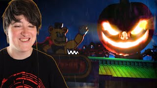 FNAF REAL TIME STUDIOS NEW SPOOKY SONG  Something Came To Play Reaction [upl. by Anomor949]