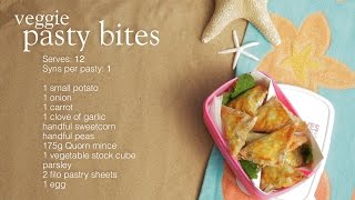 Slimming World veggie pasty bites recipe  1 Syn per pasty [upl. by Helse]