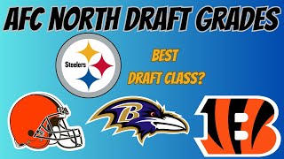 AFC North Draft Grades Ft Tez Walker Zak Zinter and Troy Fatanu [upl. by Amal]