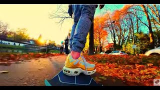 🍁 AutumnRide 🍁 2024 4k 60fps Longboard LOADED Tangent  100mm Boa Constrictors [upl. by Brindle]