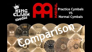 Meinl silent cymbals VS regular cymbals [upl. by Jemma]