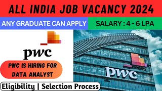 PWC is Hiring for Human Resource Talent Acquisition  Apply Now pwc [upl. by Barta]