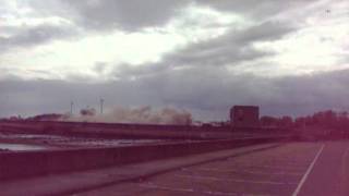 METHIL POWER STATION CHIMNEY DEMOLITION BOOM 8611 SQ2011 [upl. by Neyuq106]