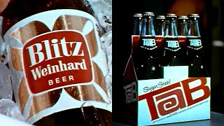 1970s Beverage Commercials  Blitz Olympia Schlitz Beers  Fresca Tab Soda  Folgers Coffee [upl. by Yunfei]