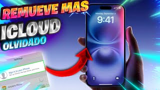 Cómo ELIMINAR iCloud OLVIDADO en iPhone o iPad  Nuevo iPhone 16 y REMUEVE Apple ID [upl. by Ahsillek]