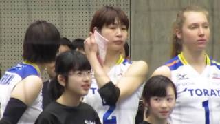 木村沙織（Saori Kimura）／現役最後の入場／201735 NECレッドロケッツ×東レアローズ Ｖリーグ女子神奈川大会ファイナル6 [upl. by Teague489]