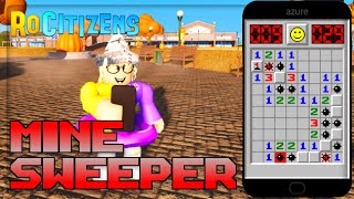 New RoCitizens Mini Game Update Minesweeper [upl. by Anyt]