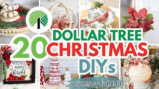 20 Adorable Dollar Tree Christmas Crafts amp DIY Ideas for 2024 Relax amp Enjoy [upl. by Kalmick]