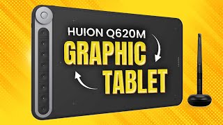 Huion inspiroy dial q620m graphic drawing tablet bangla review [upl. by Winchester]