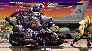 GUILE VS MARCO METAL SLUG [upl. by Rawley]