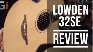 Lowden Acoustic Guitars  Review Of Lowden 32SE Stage Edition Acoustic Guitar With Rick Graham [upl. by Dualc]