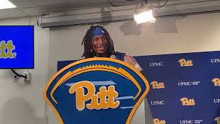 Pitt LB Kyle Louis Makes GameWinning Int vs West Virginia in Backyard Brawl [upl. by Vander]