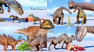 BABY DINOSAURS MOD SHOWCASE IN JURASSIC WORLD EVOLUTION 2 [upl. by Peh]