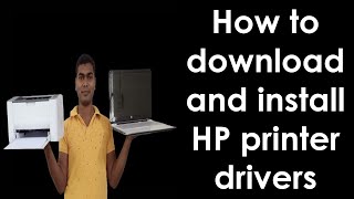 how to download and install any hp printer  प्रिंटर का Software Download और install करें [upl. by Dauf]