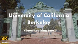 University of California Berkeley Part 1  Virtual Walking Tour 4k 60fps [upl. by Anreval]