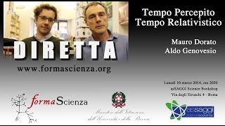 Caffè Scienza  Il tempo percepito e il tempo relativistico  DIRETTA WEB [upl. by Llenil120]