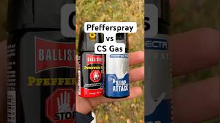 Pfefferspray vs CS Gas [upl. by Hazaki]