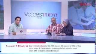 VoicesTODAY asks A fairer Singapore a fairer education system [upl. by Celesta]