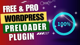 Free WordPress Preloader Plugin  How To Add Preloader In WordPress [upl. by Sunshine]