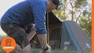 Coleman Instant Up Northstar Darkroom Tent  How to setup [upl. by Sela]