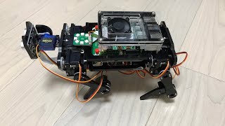 autonomous robot dog with RaspberryPi 4 ROS2 [upl. by Adeline809]