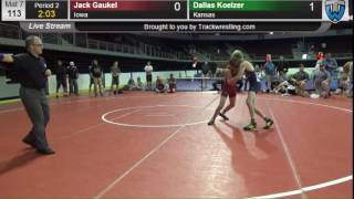 776 Cadet Men 113 Jack Gaukel Iowa vs Dallas Koelzer Kansas 2073163013 [upl. by Templeton612]