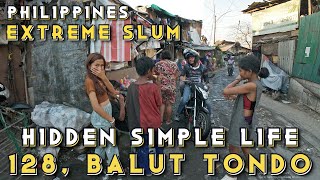 SUPER EXTRA ULTRA EXTREME FATHOMLESS BARANGAY 128 BALUT TONDO UNSEEN REAL HIDDEN LIFE  4K 🇵🇭 [upl. by Kiker]