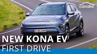 2024 Hyundai Kona Electric Review  A bigger cheaper hightech small electric SUV with less power [upl. by Assyral]