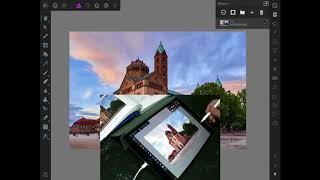 Affinity Photo iPad Perspektivenkorrektur [upl. by Elatnahs]