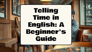 Telling Time in English A Beginners Guide A1 level TalkEasyEnglish [upl. by Hawger408]