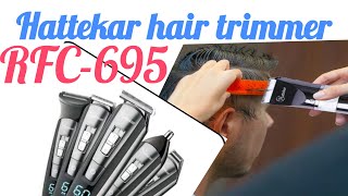 Hattekar hair trimmer RFC588 REVIEW [upl. by Yniatirb444]