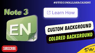 Note 3 Whiteboard Software Tutorial  Change or Custom Background Color in Note 3 note3software [upl. by Anayad]