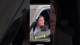 Drunk Woman Driver Police Ask Her To Take A Sobriety Test Funny [upl. by Ymmaj379]