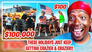 REACTION TO SIDEMEN 100 VS 100000 ROAD TRIP USA EDITION [upl. by Ahnavas57]