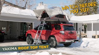 Yakima Roof Top Tent Review  First Impressions [upl. by Clift]