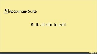 Bulk attribute edit [upl. by Eceerehs]