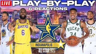 NBA AllStar Game 2024  Live PlayByPlay amp Reactions [upl. by Anaerol]