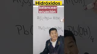 balancear ecuación química ✅ hidróxidos química inorgánica aprende a escribir fórmulas químicas [upl. by Murphy]