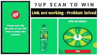 7up website Problem solved  7up scan and win [upl. by Elleined204]