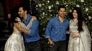 Dishoom Duo Reunites At Diwali Bash Jacqueline Fernandez And Varun Dhawan Share A Warm Hug [upl. by Rafaelof]