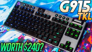 Logitech G915 TKL Review Is THIS the Wireless G Pro Keyboard [upl. by Dekeles]