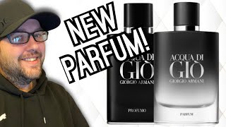 New Giorgio Armani ACQUA DI GIO PARFUM First Impressions  Profondo with a twist [upl. by Enived]