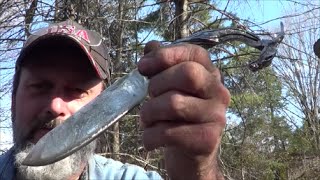 Blacksmithing  Forging A Dragon Head Railroad Spike Knife [upl. by Neral]