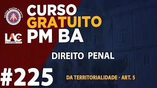 PM BA 2019  Da Territorialidade  Art 5 [upl. by Salomo]