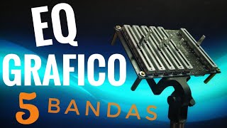 ✅ Ecualizador GRÁFICO 🎚 5 BANDAS con PREAMP Estéreo  JLCPCB [upl. by Akemot338]